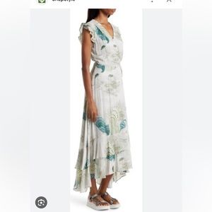 ALLSAINTS GREEN DELA  NGARU DRESS